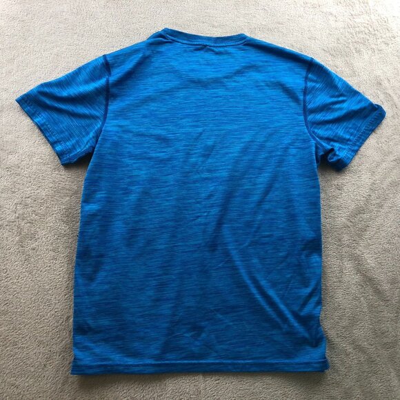 Tek Gear Mens Activewear Top Small Short Sleev DryTek Blue Athletic T-Shirt - Picture 9 of 9